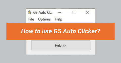 How to use GS Auto Clicker